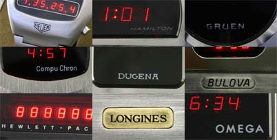 LED Watch HP-01 Chronosplit Pulsar Omega
