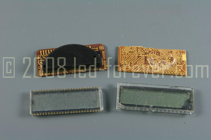 HP-02 Elektronic parts and LC displays