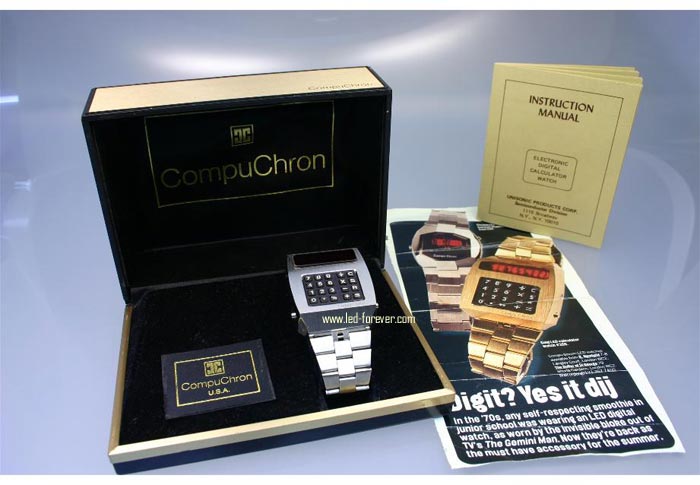 Compuchron LED watch