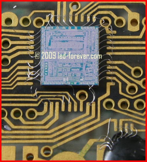 Chronosplit LCD wirebonds
