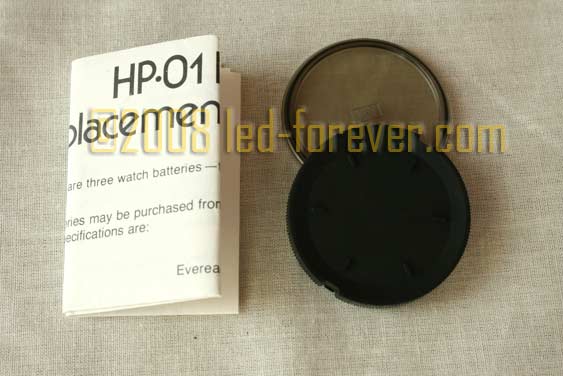 HP-01 accessories battery kit open