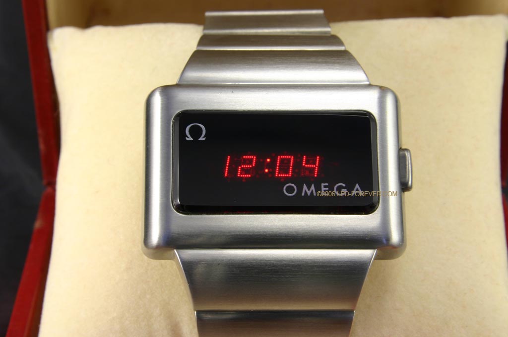 Omega Time Computer LED watch