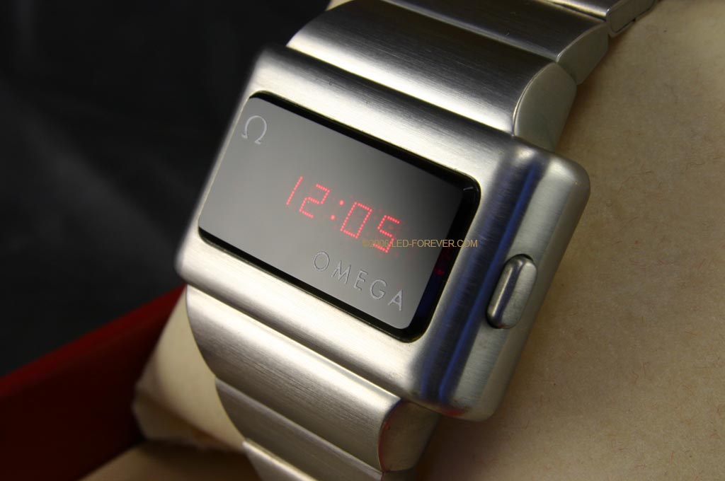 Omega Time Computer LED watch
