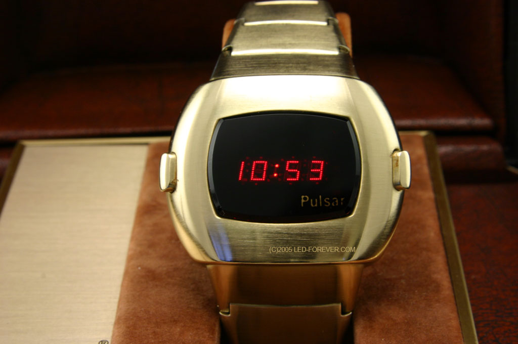 Pulsar Time Computer LED watch